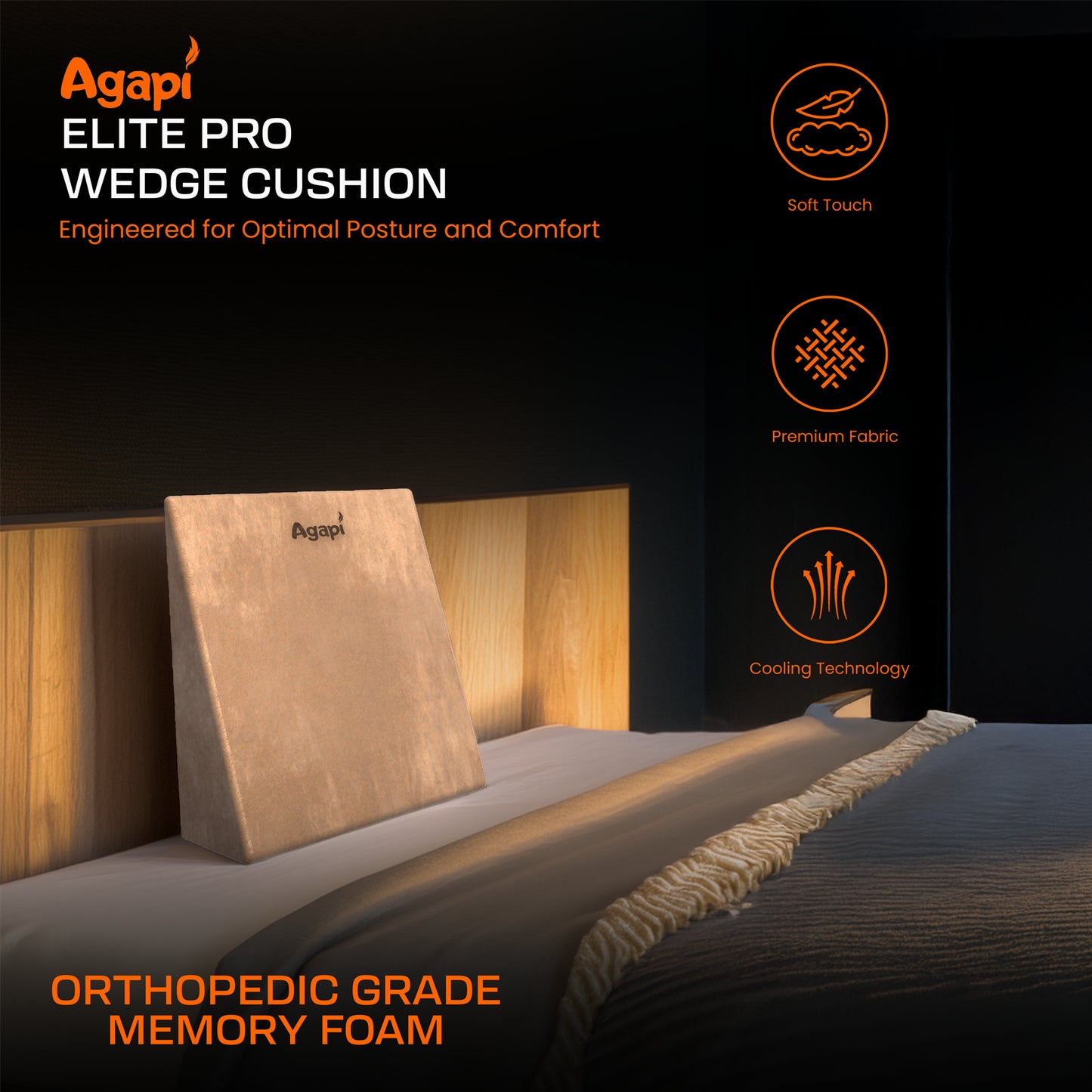 Agapi Elite Wedge Cushion