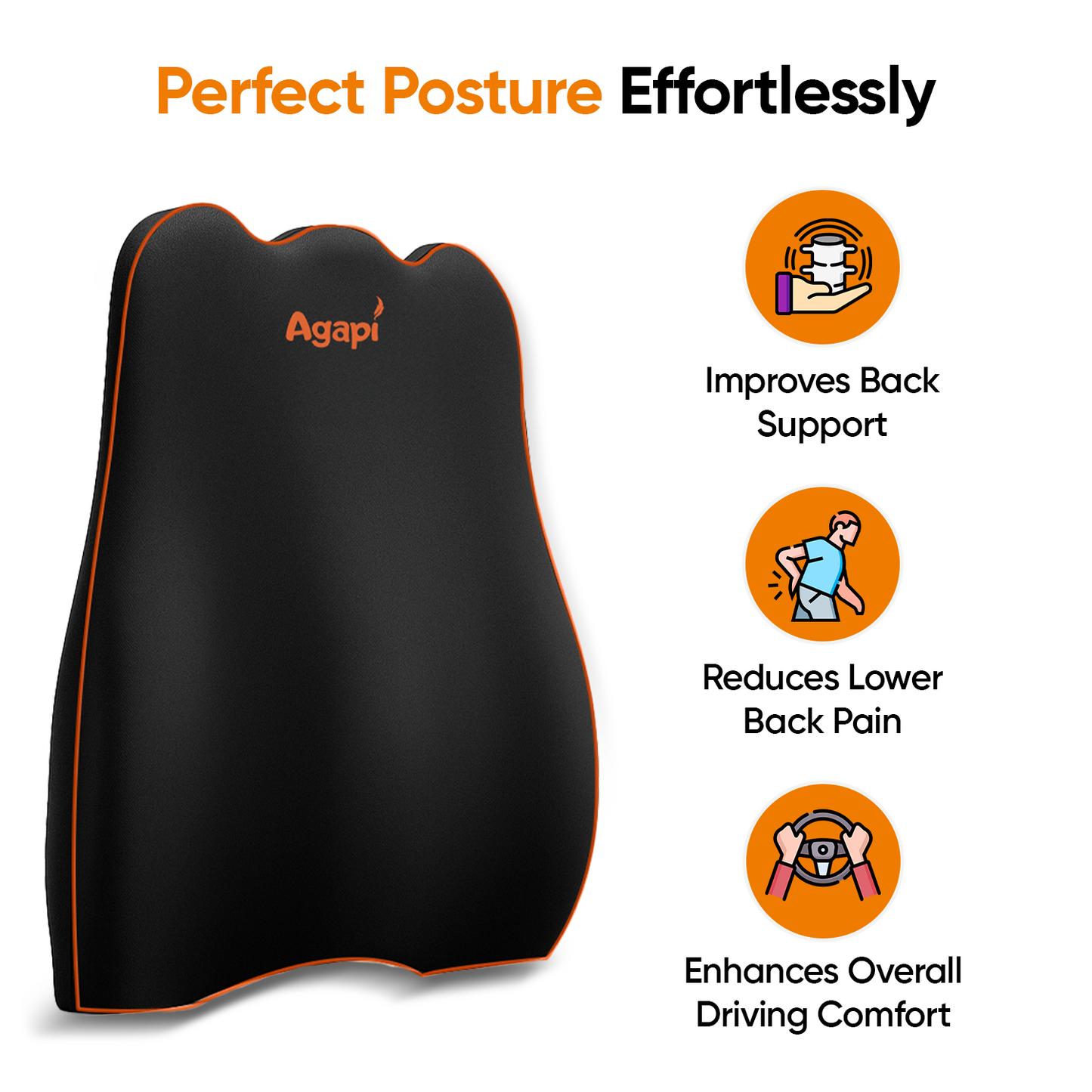 Agapi elite pro car Backrest