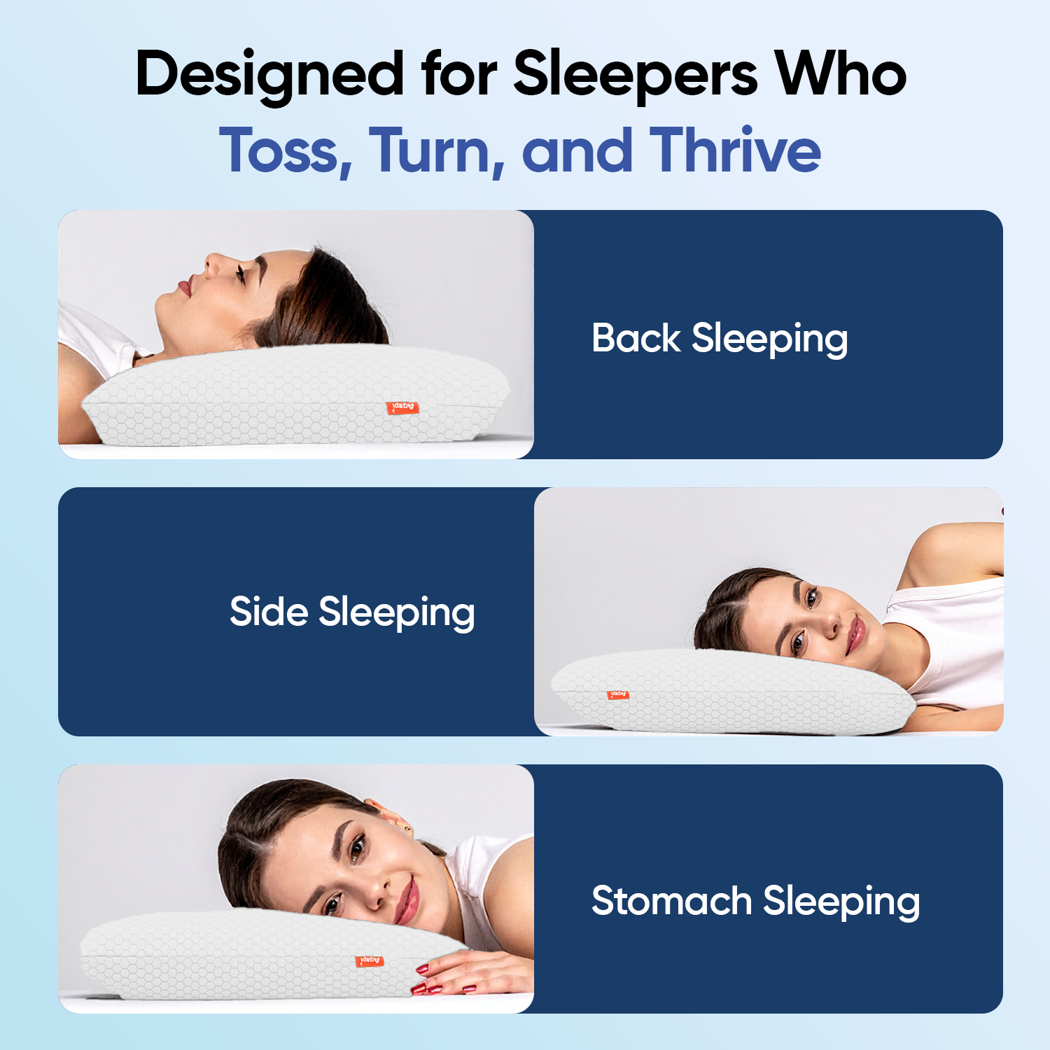 Agapi Elite Deep Sleep Memory Foam Pillow