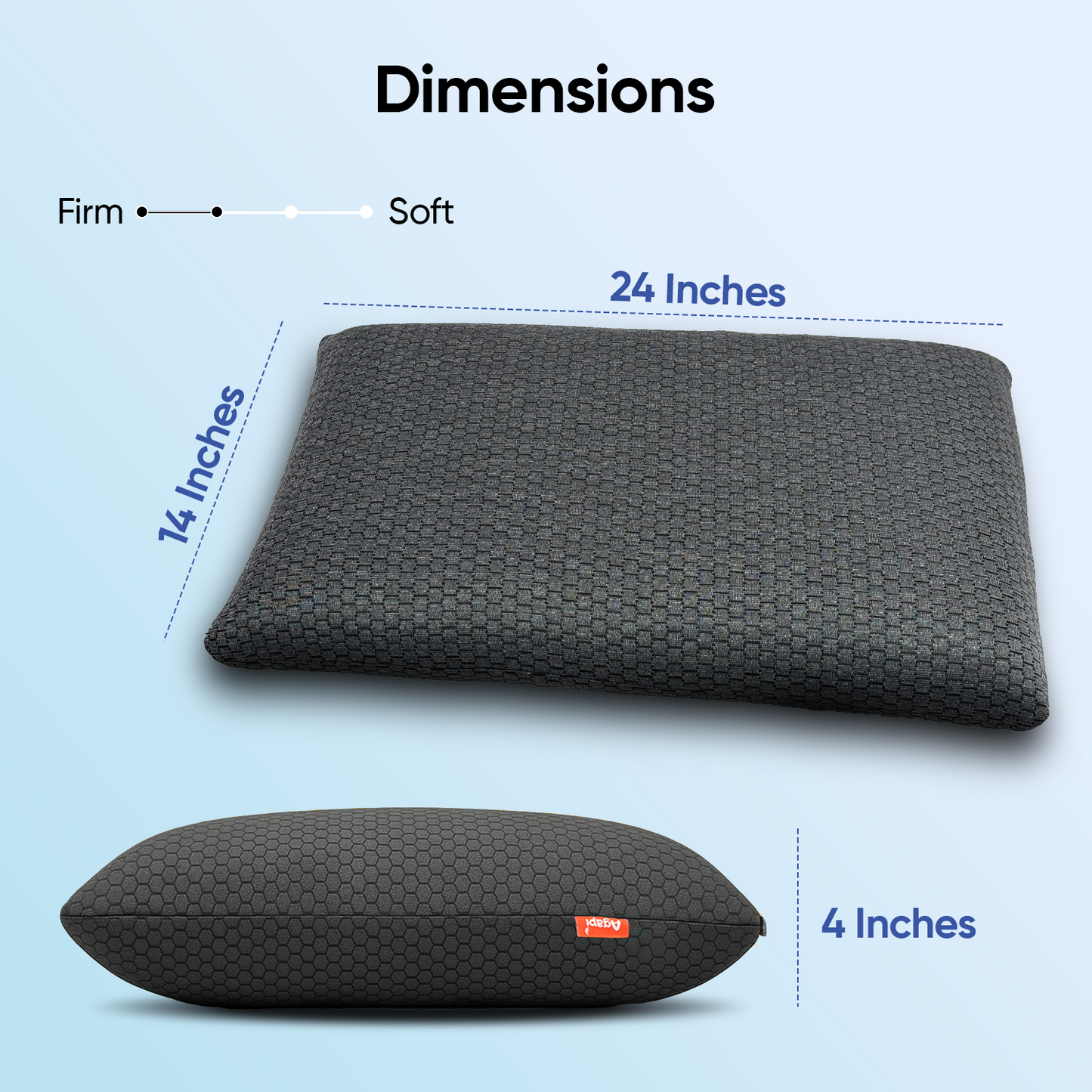 Agapi Elite Deep Sleep Memory Foam Pillow