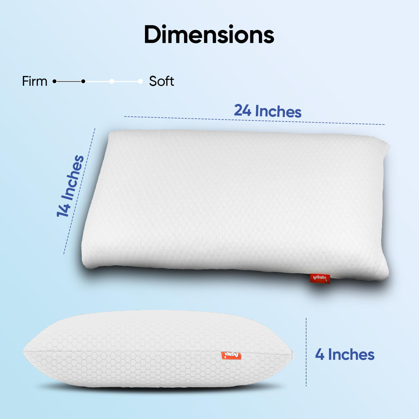Agapi Elite Deep Sleep Memory Foam Pillow
