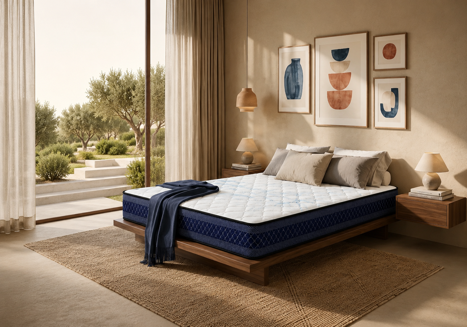 Agapi CloudRest 6-Layer Memory Foam Orthopedic Mattress – Queen (78x60x6 in)