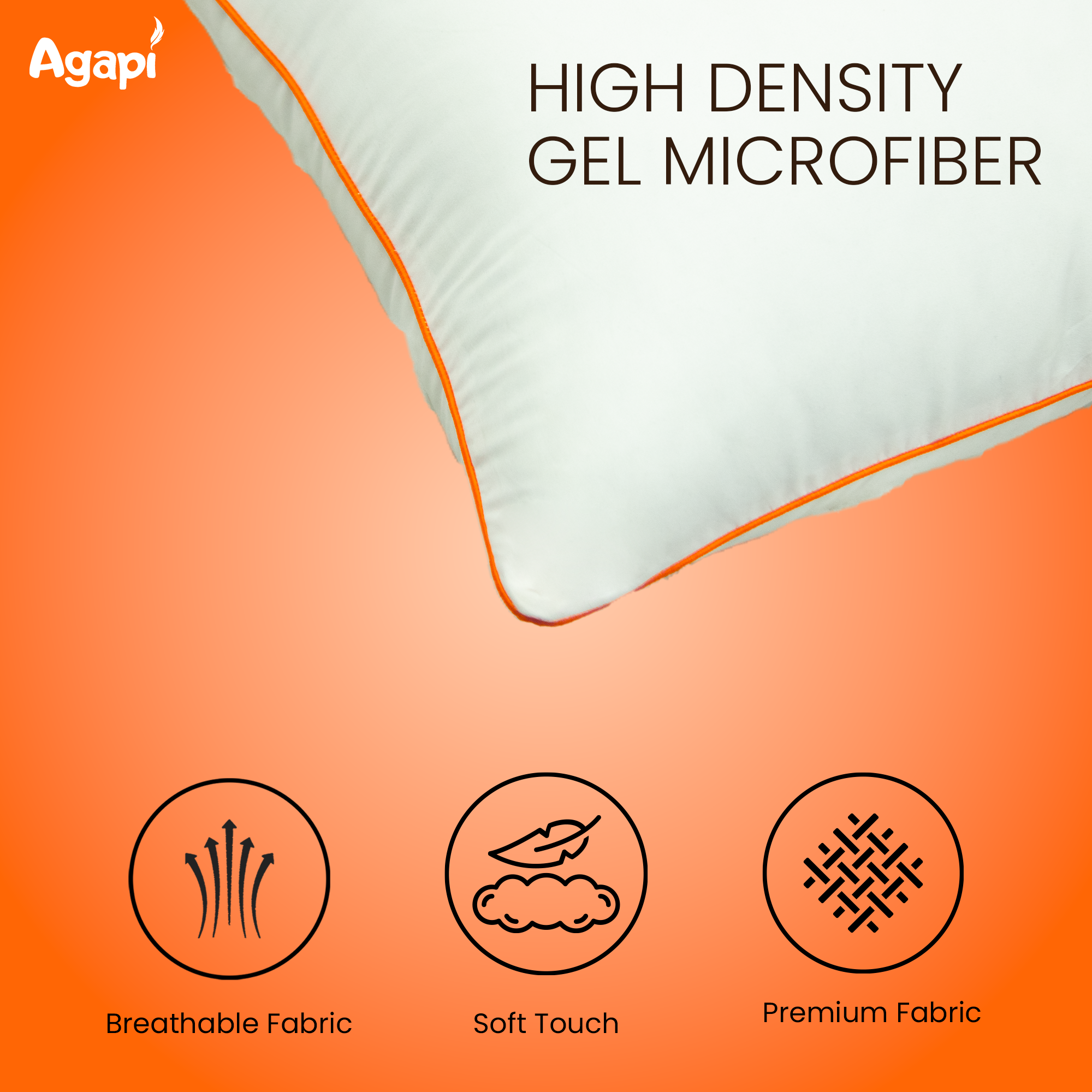 Agapi Elite Comfy Microfiber Pillow