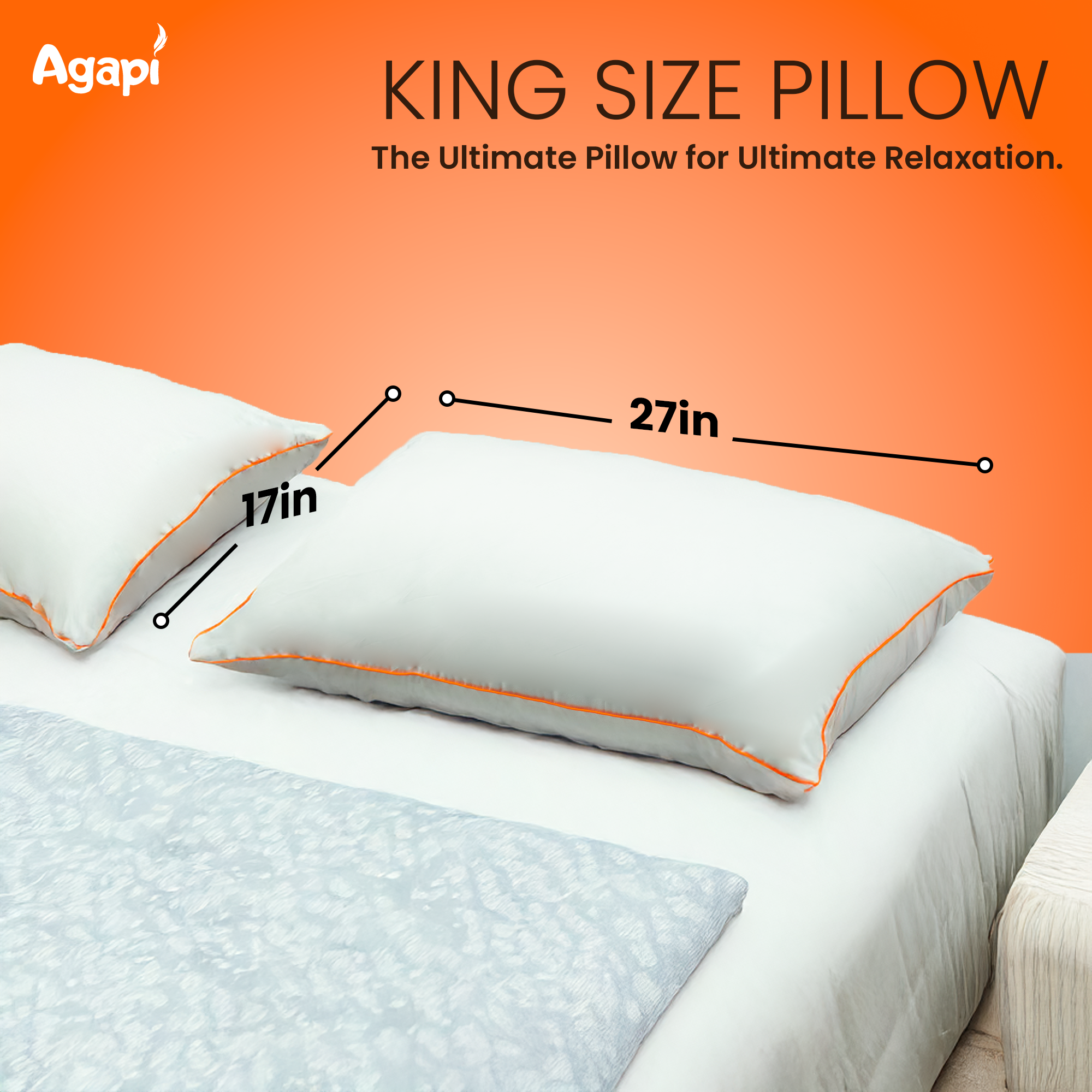 Agapi Elite Comfy Microfiber Pillow